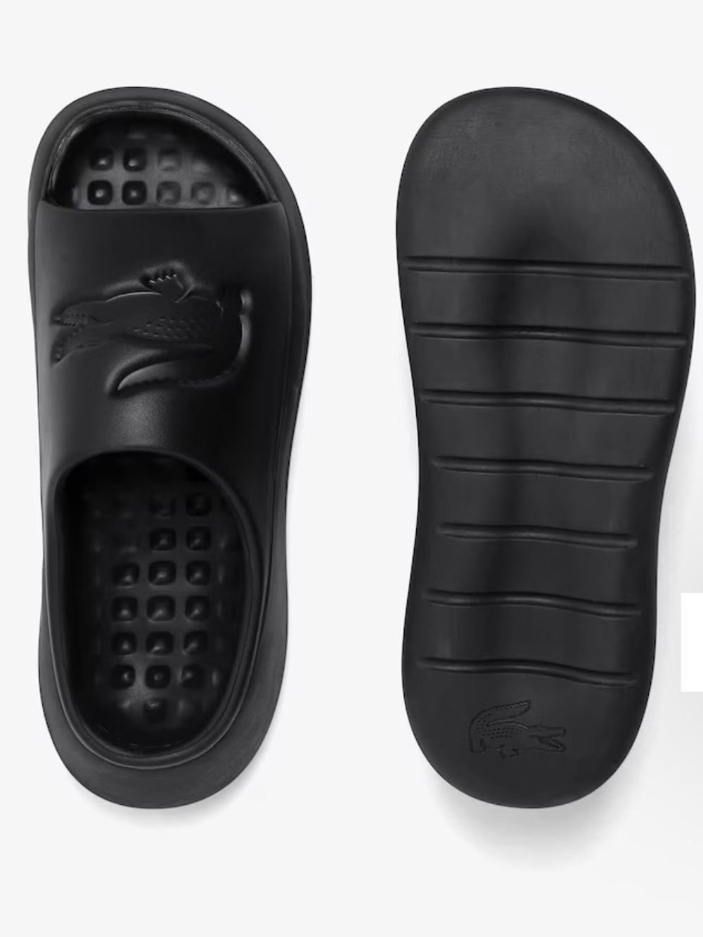 Lacoste serve slide 3.0 black size 7 NEW